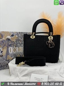 Сумка Christian Dior Lady D Lite черная