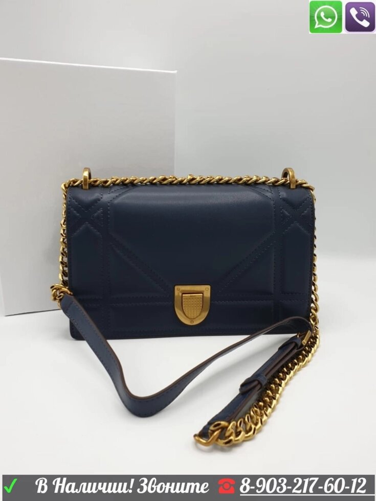 Сумка Christian Diorama Диор матовая фурнитура золото от компании Интернет Магазин брендовых сумок и обуви - фото 1