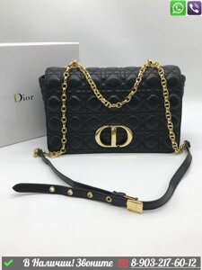 Сумка Dior Caro черная большая