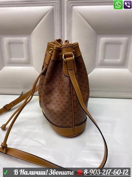 Сумка Disney x Gucci коричневый от компании Интернет Магазин брендовых сумок и обуви - фото 1