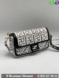 Сумка Fendi Baguette белый