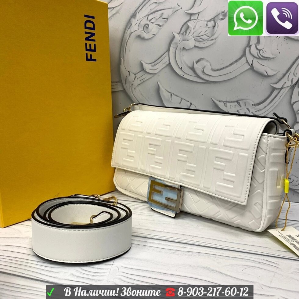 Сумка Fendi baguette c Буквами от компании Интернет Магазин брендовых сумок и обуви - фото 1