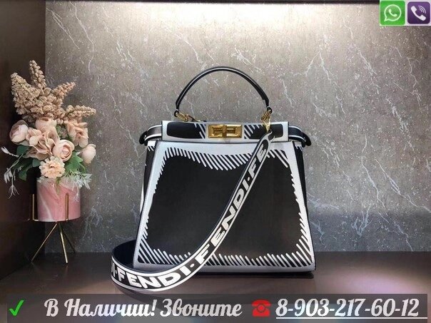 Сумка Fendi Peekaboo Iconic Medium от компании Интернет Магазин брендовых сумок и обуви - фото 1