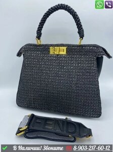 Сумка Fendi Peekaboo Isseu Коричневый