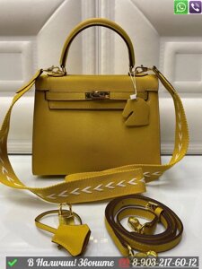 Сумка Hermes Birkin кожаная Красный