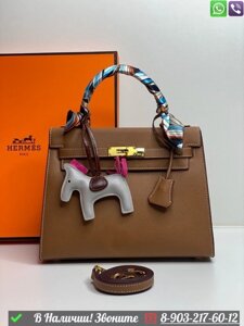 Сумка Hermes Kelly Оранжевый