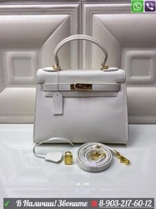 Сумка Hermes Kelly Saffiano c тиснением