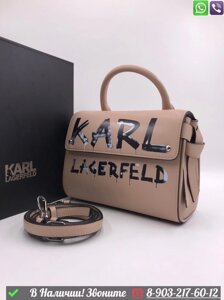 Сумка Karl Lagerfeld Ikonik Пудровый