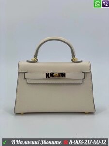 Сумка клатч Hermes Kelly мини Розовый