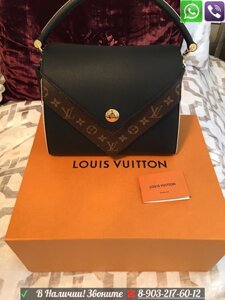 Сумка красная Louis Vuitton Double V Луи Витон Monogram Вуитон
