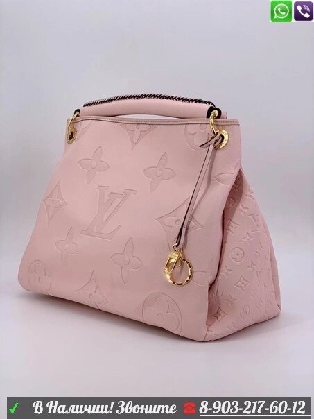 Сумка Louis Vuitton Artsy Розовый от компании Интернет Магазин брендовых сумок и обуви - фото 1