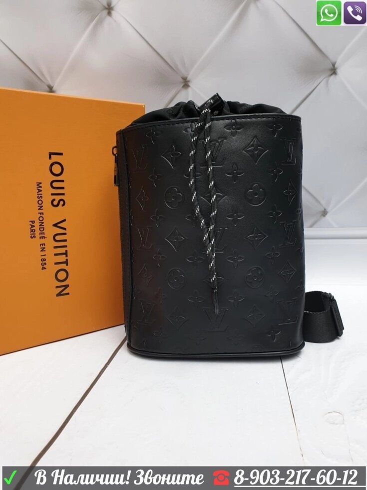 Сумка Louis vuitton CHALK NANO Monogram Shadow от компании Интернет Магазин брендовых сумок и обуви - фото 1