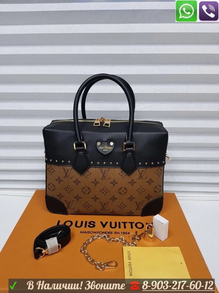 Сумка Louis Vuitton City Malle Луи Витон LV Monogram Reverse от компании Интернет Магазин брендовых сумок и обуви - фото 1