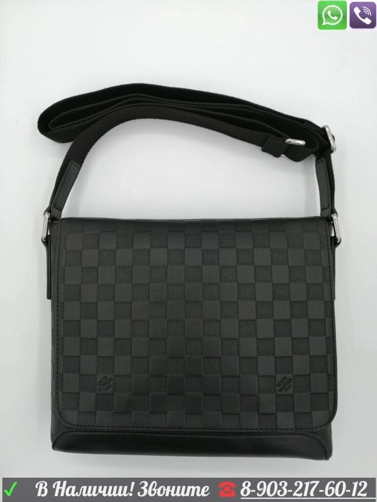 Сумка Louis Vuitton District PM Черный от компании Интернет Магазин брендовых сумок и обуви - фото 1