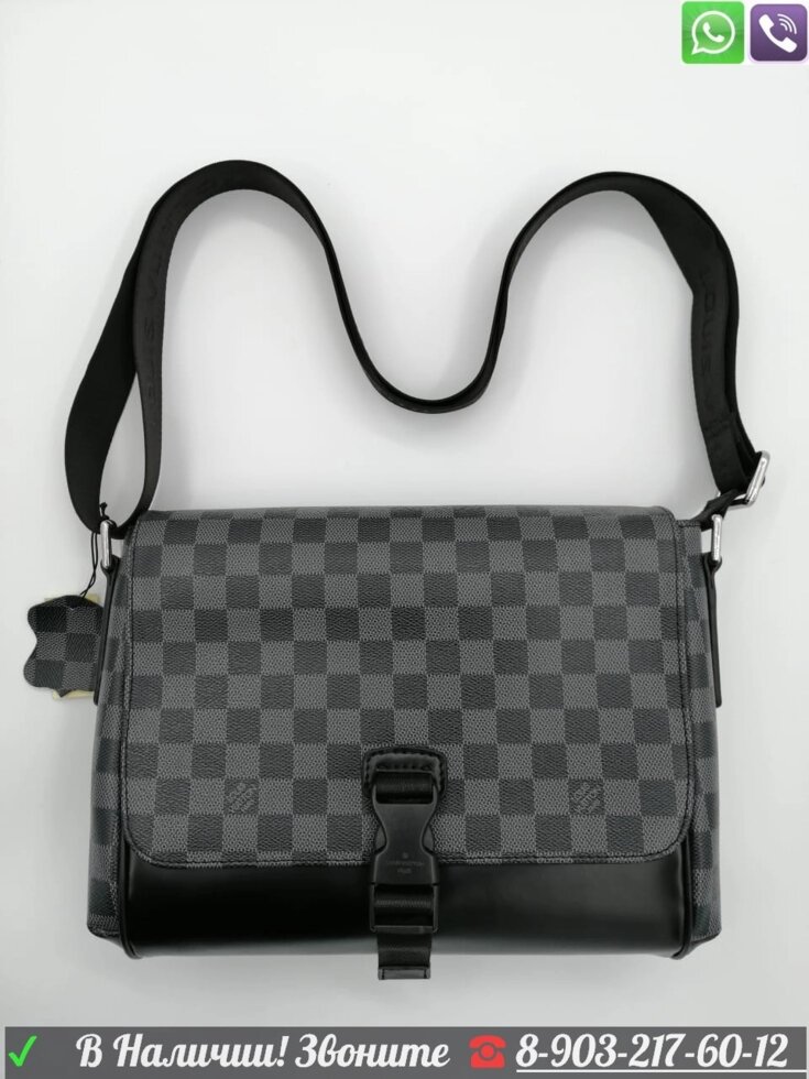 Сумка Louis Vuitton District PM Серый от компании Интернет Магазин брендовых сумок и обуви - фото 1