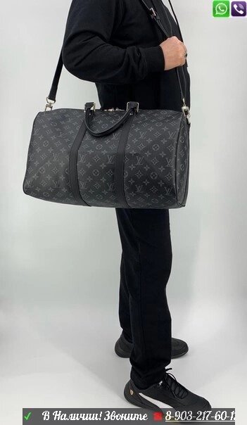Сумка Louis Vuitton Keepall 55 Луи Виттон дорожная от компании Интернет Магазин брендовых сумок и обуви - фото 1