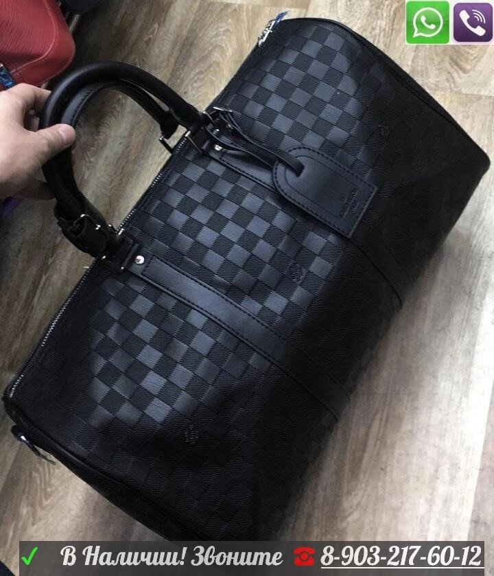 Сумка Louis Vuitton Keepall Infini Спортивная Луи Виттон Мужская от компании Интернет Магазин брендовых сумок и обуви - фото 1