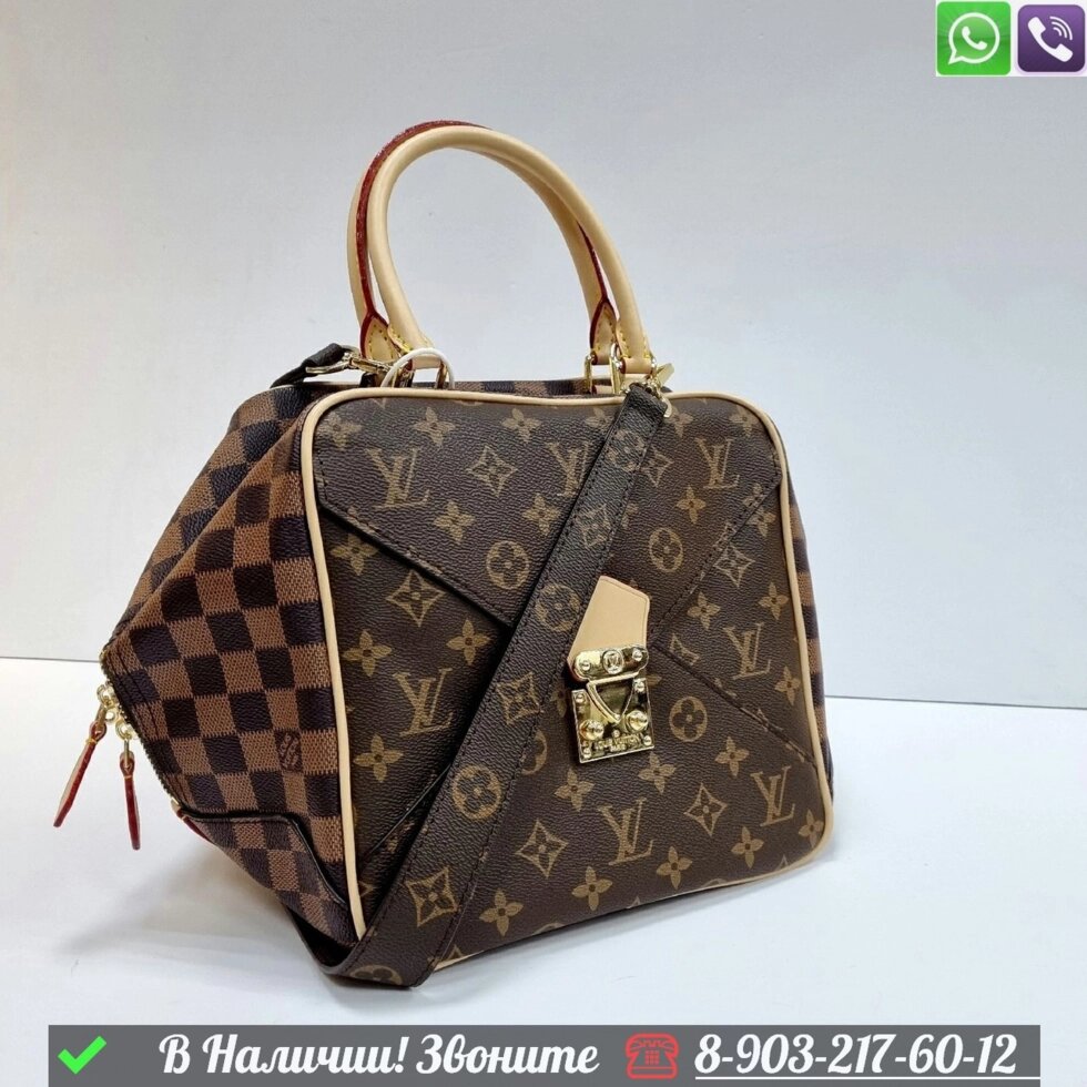 Сумка Louis Vuitton коричневая от компании Интернет Магазин брендовых сумок и обуви - фото 1