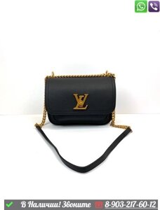 Сумка Louis Vuitton Lockme Chain черная