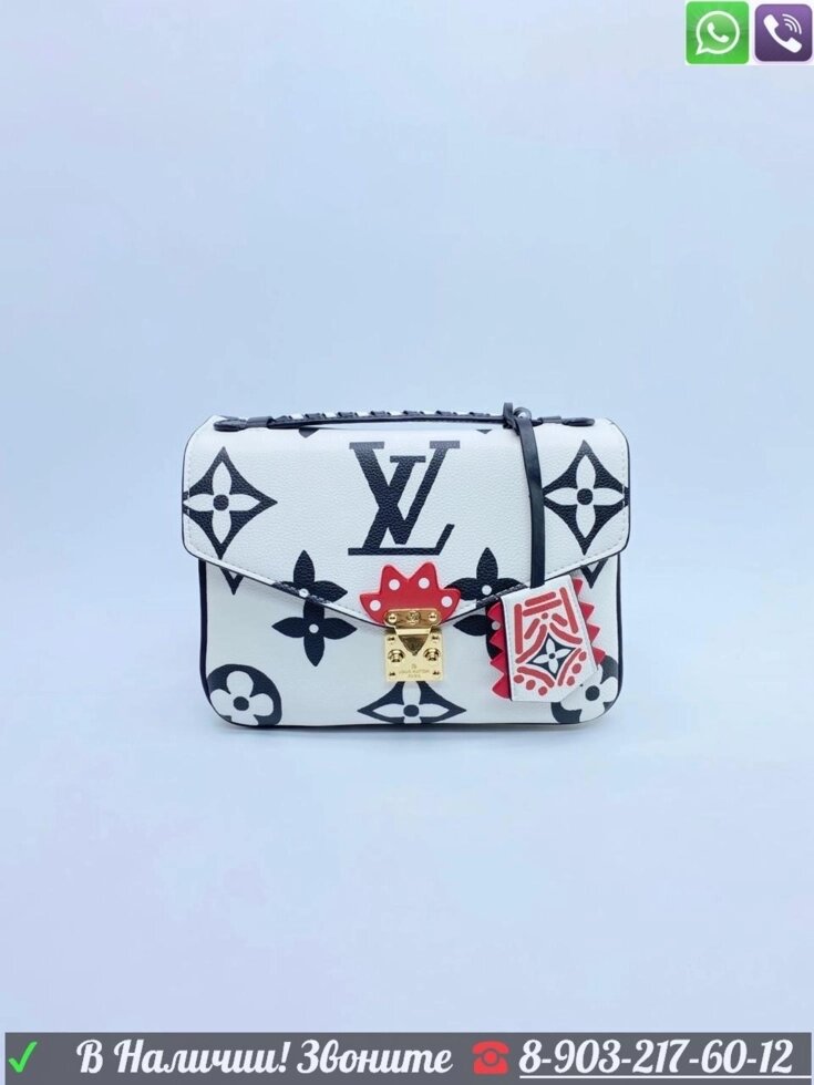 Сумка Louis Vuitton LV Crafty Pochette Белый от компании Интернет Магазин брендовых сумок и обуви - фото 1