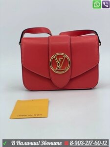 Сумка Louis Vuitton LV Pont 9 красная