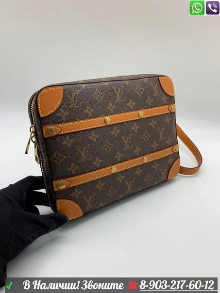 Сумка Louis Vuitton мессенжер мужская от компании Интернет Магазин брендовых сумок и обуви - фото 1