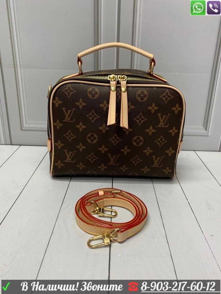 Сумка Louis Vuitton monogram LV top handle от компании Интернет Магазин брендовых сумок и обуви - фото 1