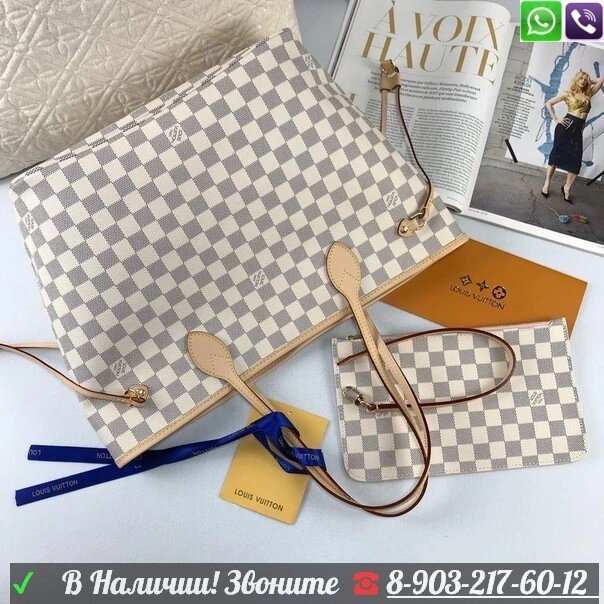 Сумка Louis Vuitton Neverfull MM от компании Интернет Магазин брендовых сумок и обуви - фото 1