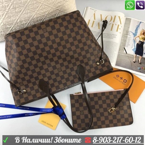 Сумка Louis Vuitton Neverfull MM от компании Интернет Магазин брендовых сумок и обуви - фото 1