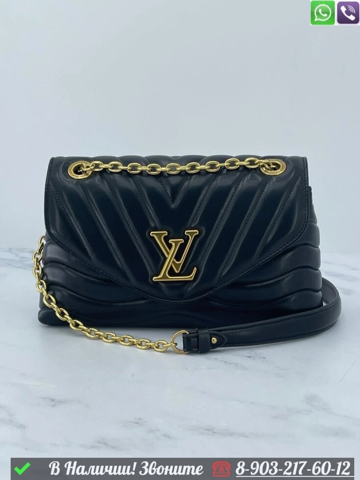 Сумка Louis Vuitton New Wave черная от компании Интернет Магазин брендовых сумок и обуви - фото 1