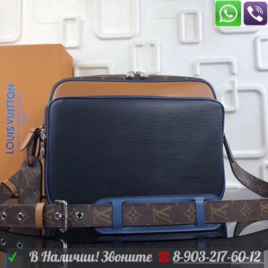 Сумка Louis Vuitton Nil Slim Мужская lv messenger Мессенжер от компании Интернет Магазин брендовых сумок и обуви - фото 1