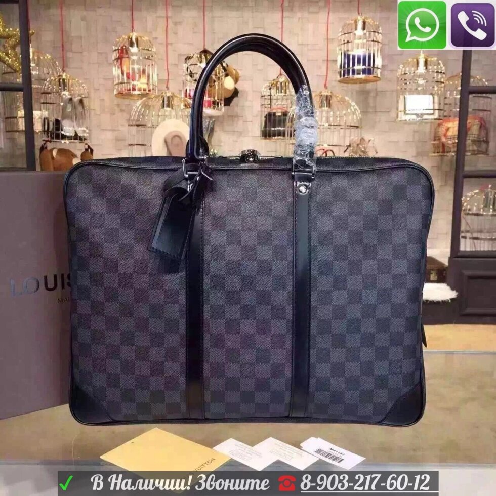 Сумка Louis Vuitton Porte documents Луи Виттон Lv Портфель от компании Интернет Магазин брендовых сумок и обуви - фото 1