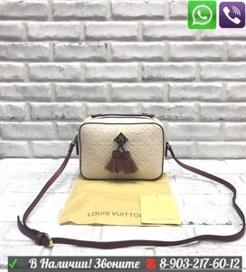 Сумка Louis vuitton saintogne Empreinte Луи виттон Красный