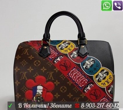 Сумка Louis Vuitton Speedy Monogram Kabuki Луи виттон от компании Интернет Магазин брендовых сумок и обуви - фото 1