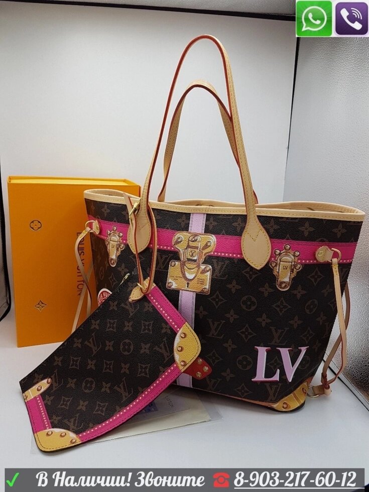 Сумка Louis Vuitton Trunk City Neverfull MM Коричневый от компании Интернет Магазин брендовых сумок и обуви - фото 1