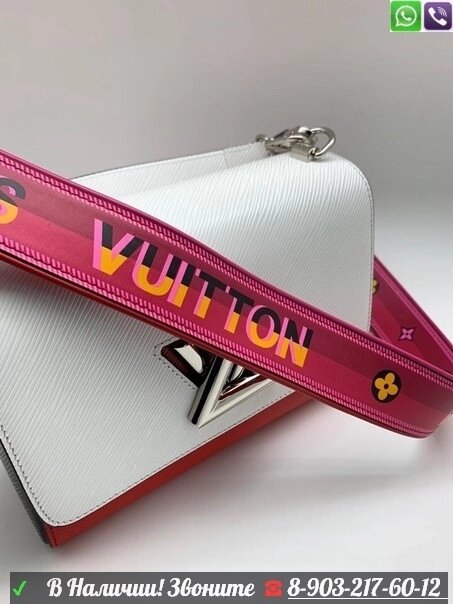 Сумка Louis Vuitton Twist MM Белый от компании Интернет Магазин брендовых сумок и обуви - фото 1