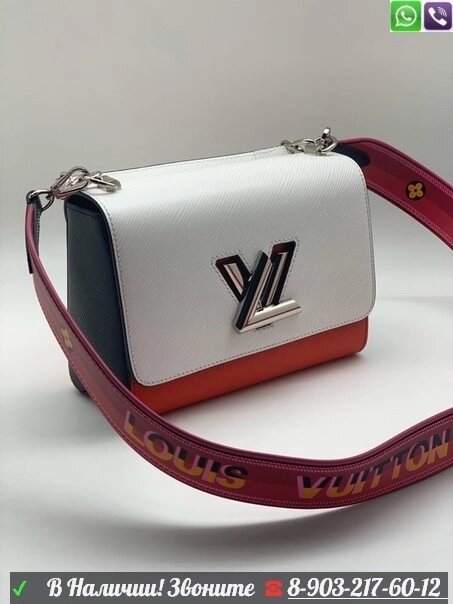 Сумка Louis Vuitton Twist MM Бирюзовый от компании Интернет Магазин брендовых сумок и обуви - фото 1