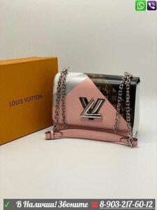 Сумка Louis Vuitton Twist MM розовый
