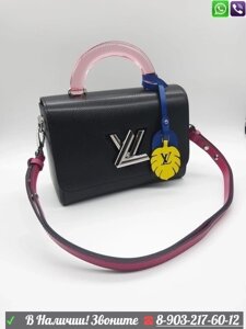 Сумка Louis Vuitton Twist с прозрачной ручкой Белый