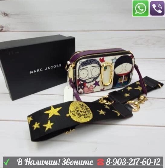 Сумка Marc Jacobs Printed Anna Sui Snapshot клатч от компании Интернет Магазин брендовых сумок и обуви - фото 1