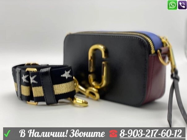 Сумка Marc Jacobs Snapshot Small Телесный от компании Интернет Магазин брендовых сумок и обуви - фото 1