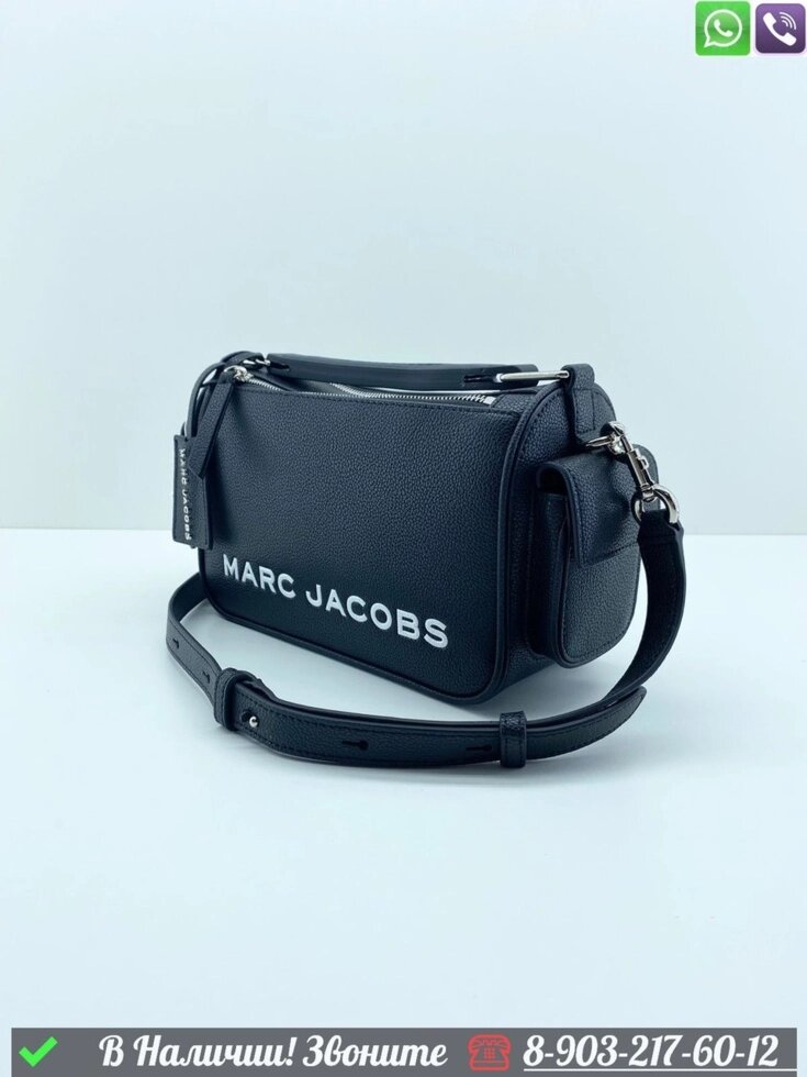 Сумка Marc Jacobs The Softbox Черный от компании Интернет Магазин брендовых сумок и обуви - фото 1