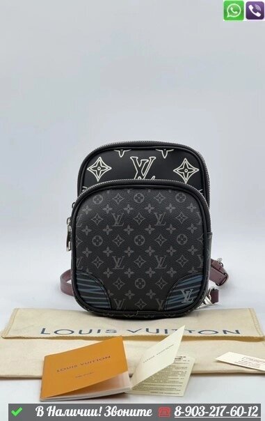 Сумка мессенджер Louis Vuitton от компании Интернет Магазин брендовых сумок и обуви - фото 1