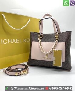 Сумка Michael Kors Cece с цепью Серый