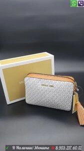 Сумка Michael Kors Jet Set medium Коричневый