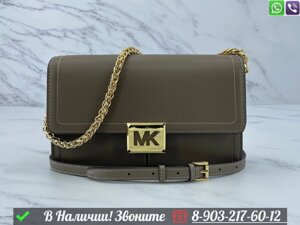 Сумка Michael Kors кожаная коричневая