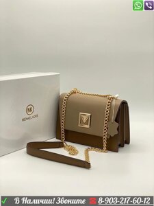 Сумка Michael kors матовый клатч Майкл Корс марсала