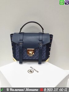 Сумка Michael Kors MK Manhattan Logo signature Черный