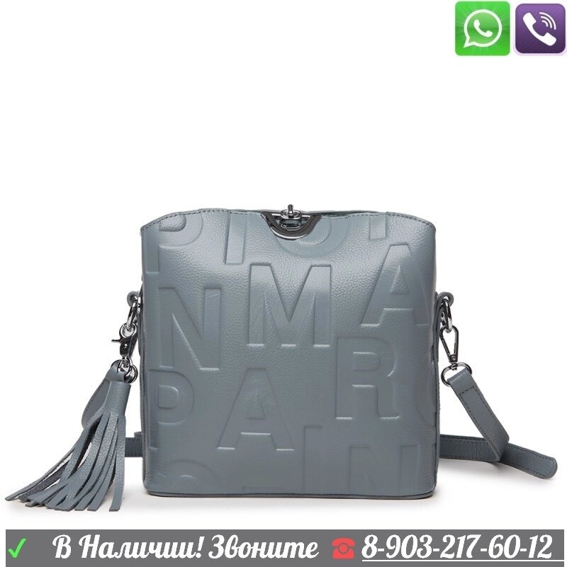 Сумка Mironpan 1039 клатч с кисточкой Голубой от компании Интернет Магазин брендовых сумок и обуви - фото 1