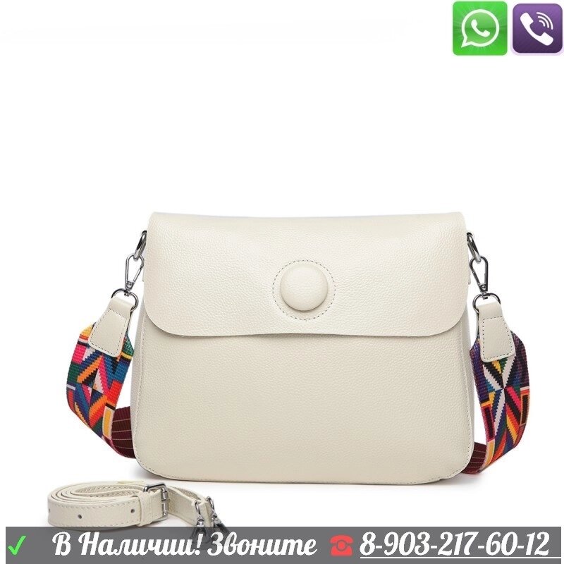 Сумка Mironpan 1055 Белый от компании Интернет Магазин брендовых сумок и обуви - фото 1